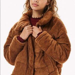 Kendall + Kylie fur puffer